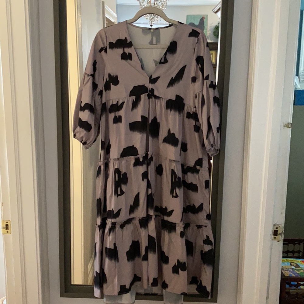 A-line MIDI dress